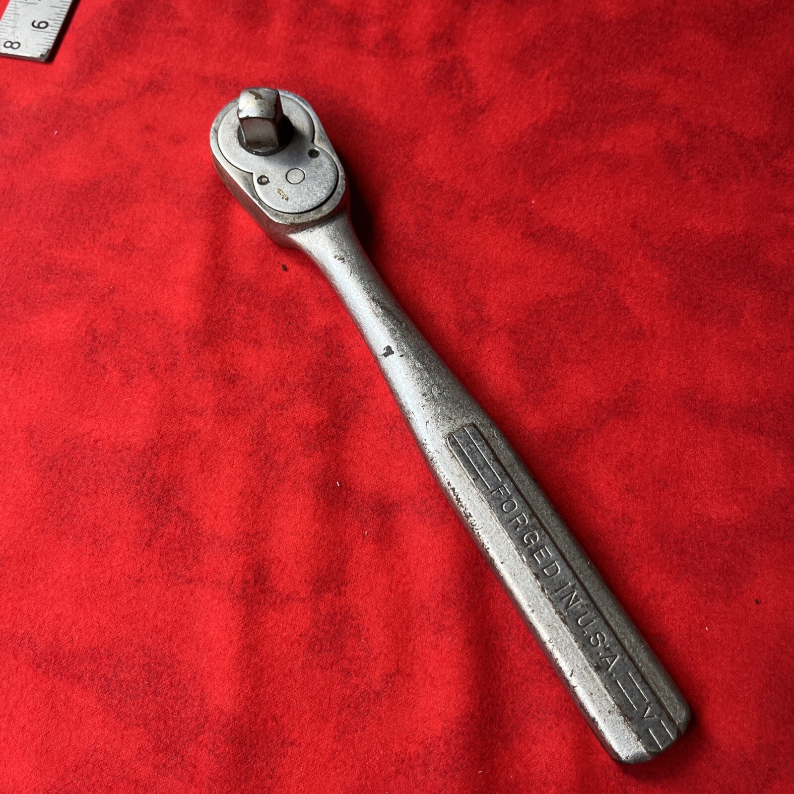 VINTAGE CRAFTSMAN =V= 1/2″ DRIVE RATCHET WRENCH – USA (k20)