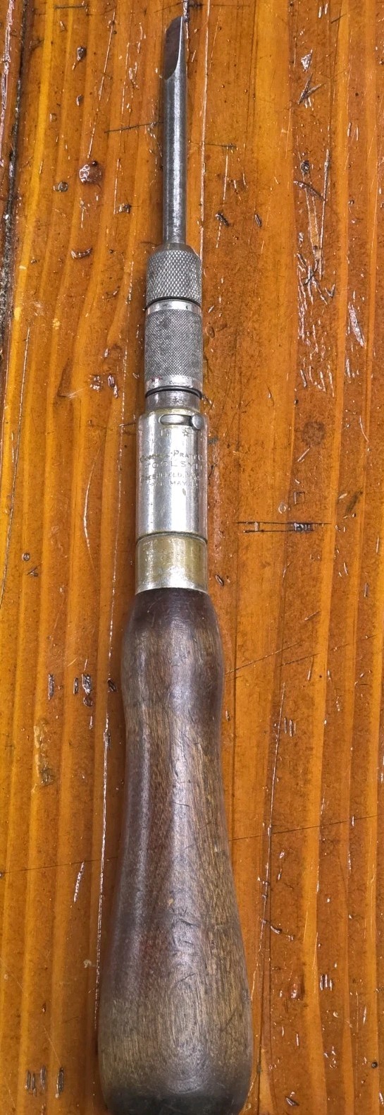 Vintage Goodell Pratt No. 111 Spiral Ratchet Screwdriver – 1908 Patent 1911-17
