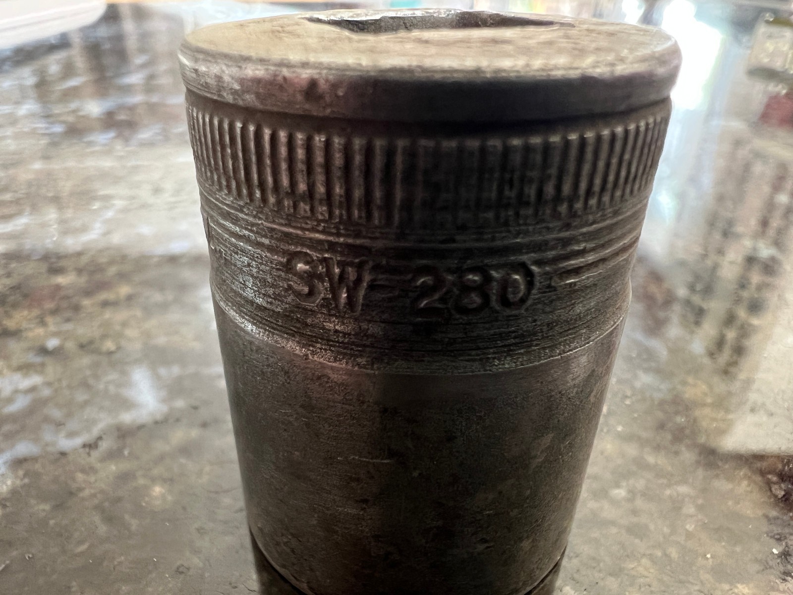 Vintage Snap on SW280 7/8” 12 Point 1/2” Drive Socket USA
