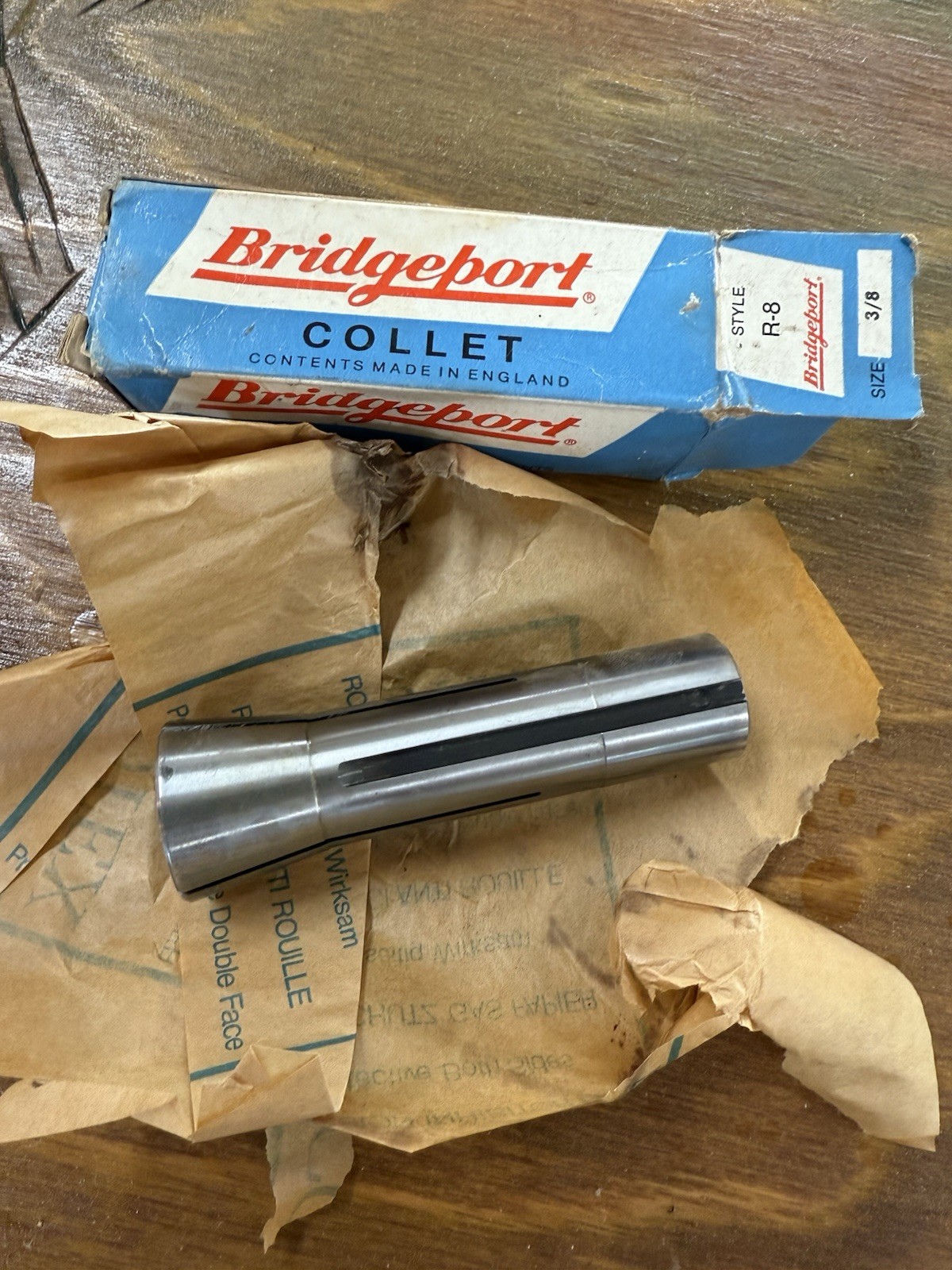 Bridgeport R8 Collet, 3/8″ Mill Milling Machine Tooling Machine Shop Tool