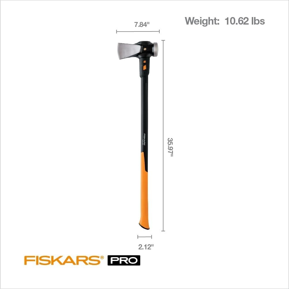 IsoCore Wood Splitter 36 Inch Comfort Grip Handle for Efficient Splitting