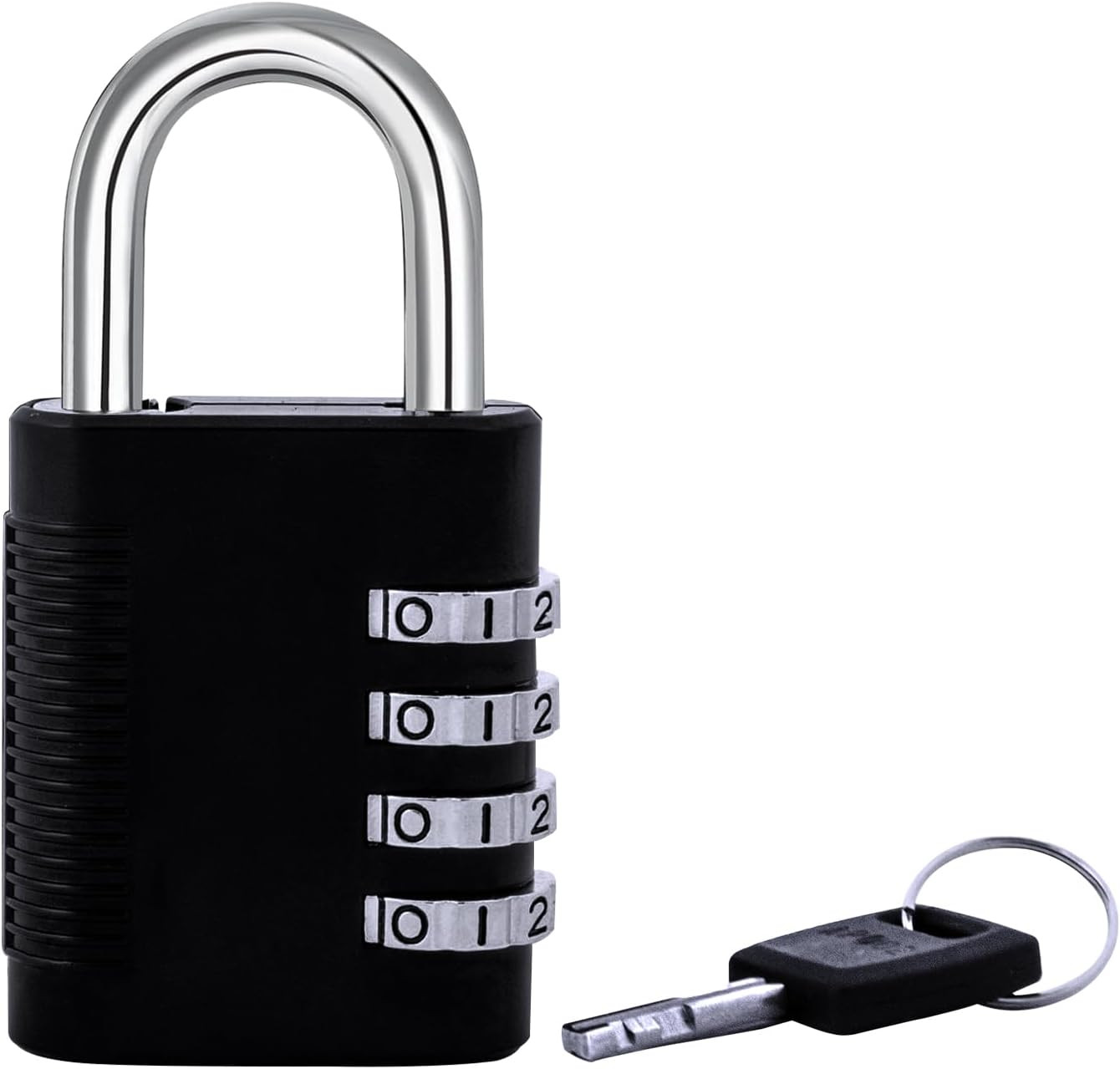 SX-575 4-Dial Combination Disc Padlock, High Security Combination Lock, Indoor,