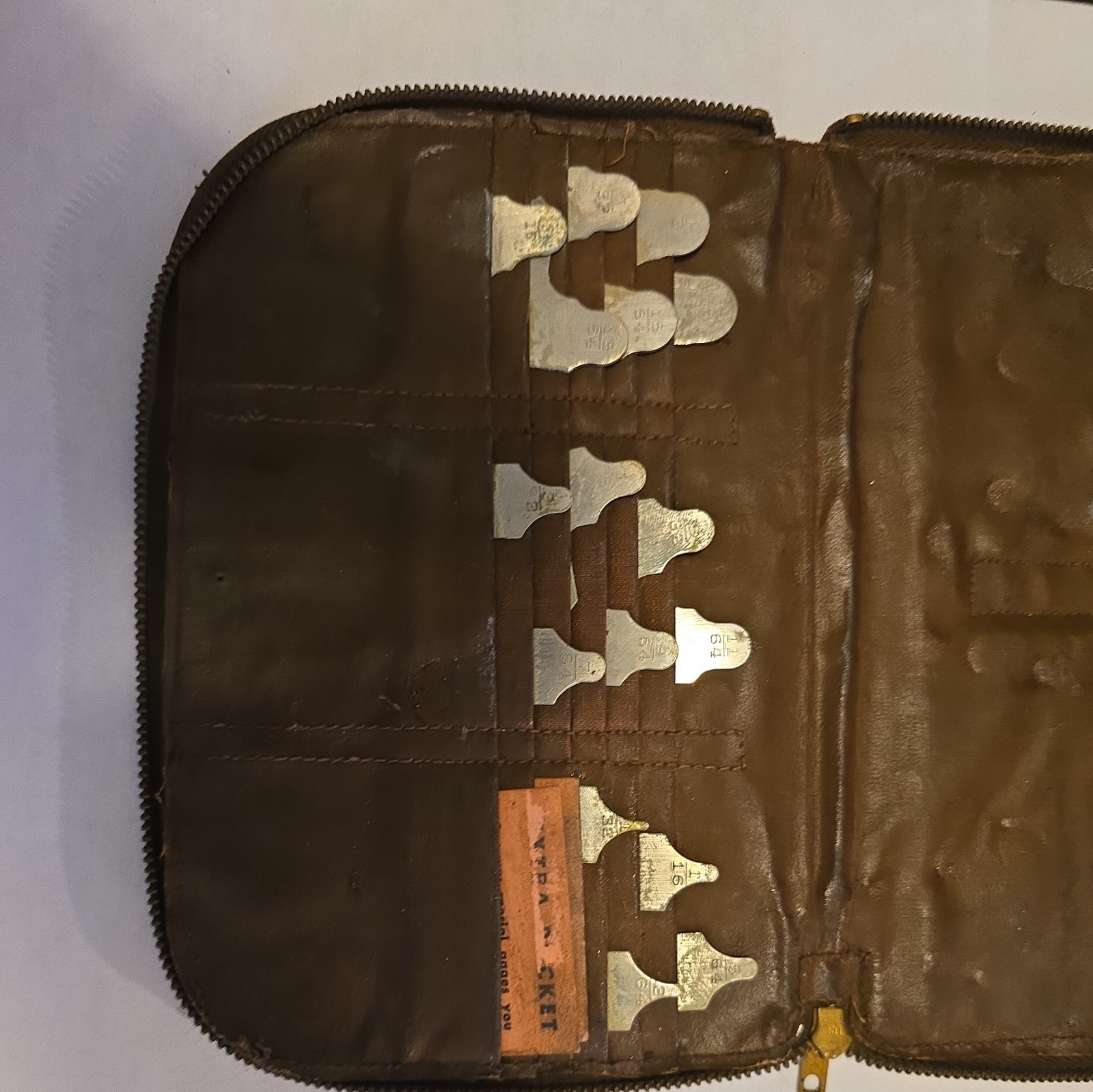 Vintage General No. 435-B Radius Gage Set Stainless Steel w/Pouch