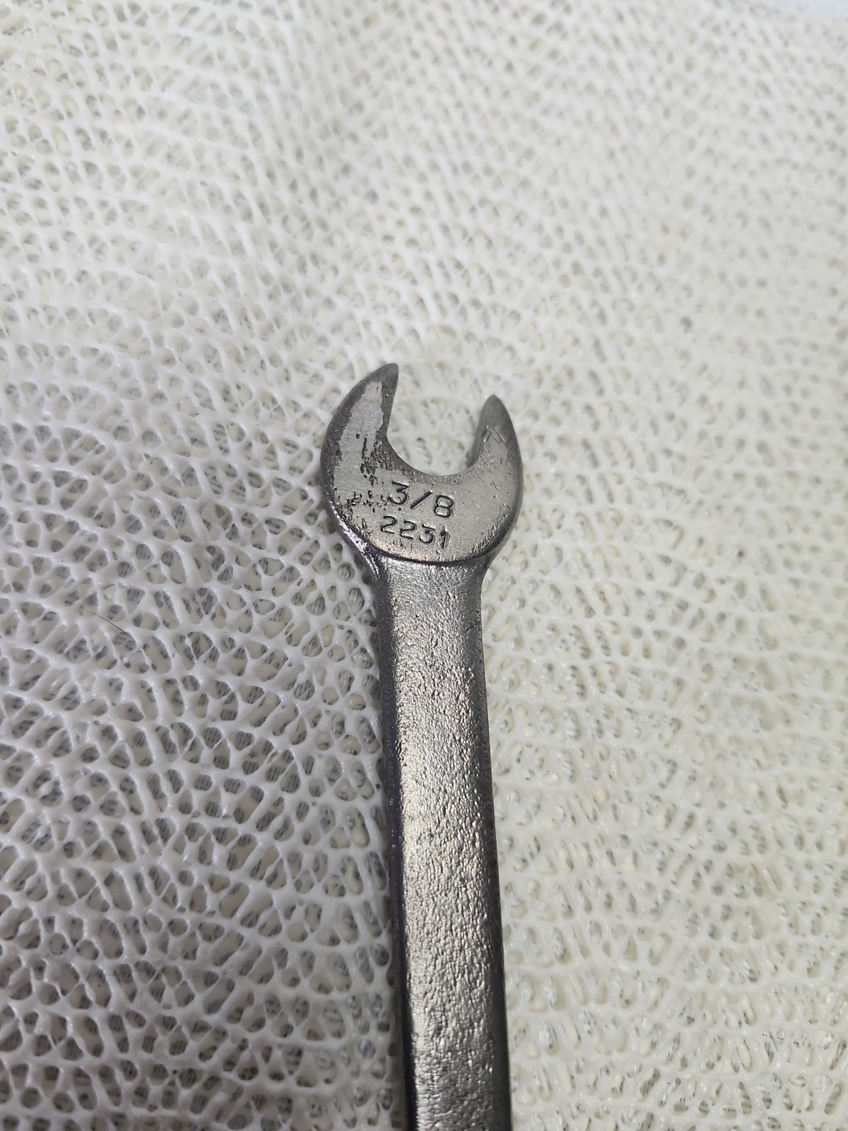 Vintage 1930 to 1950s Combination Wrench Duro Chrome #2231 6pt -3/8″