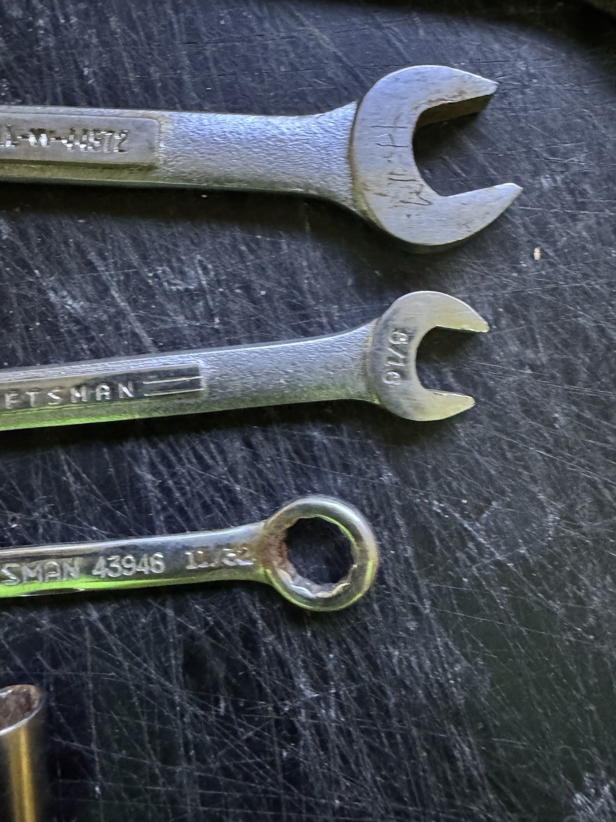 Craftsman Tool Lot Cold Punch Wrench Socket 7pcs