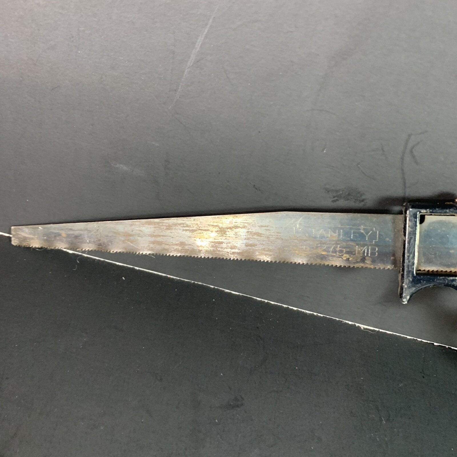 Vintage Stanley Handyman 9-1/2″ Keyhole Saw H1275 with Blade Made in USA