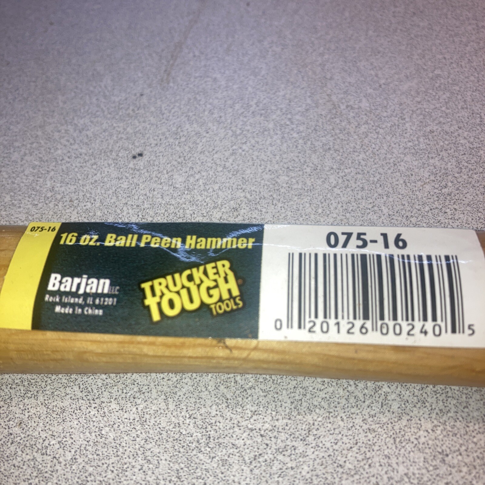 16 ounce ball pein hammer