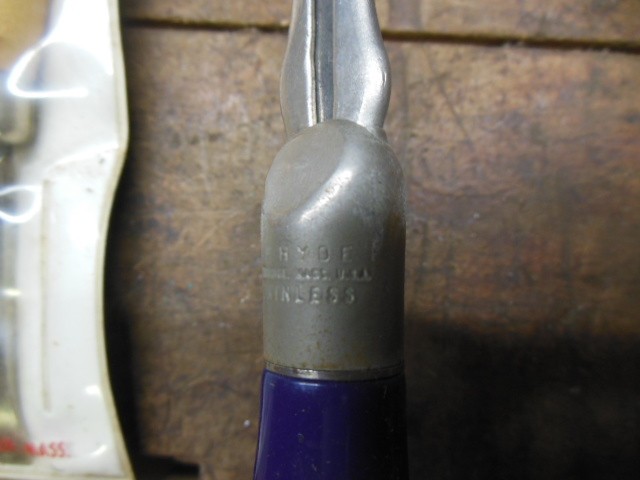 Vintage Millers Falls Carving chisel Set # 106C nice old wood working tool
