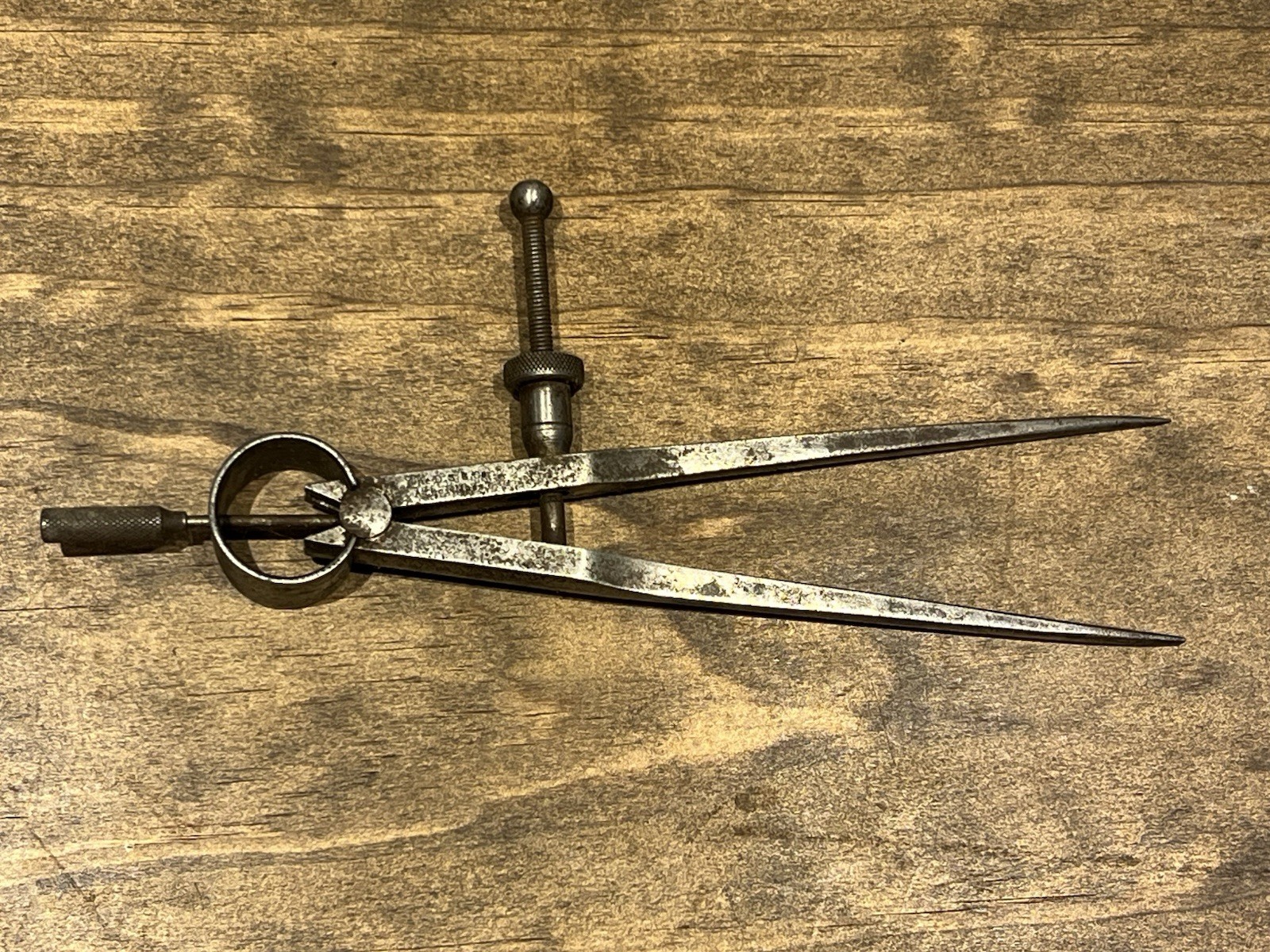 Vintage L. S. Starrett Spring Divider Squared Legs Made In USA Patented 1885 VTG