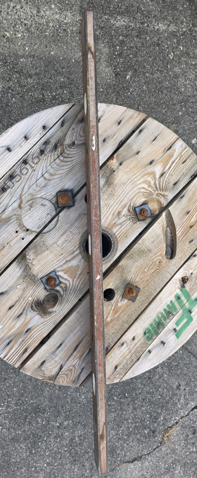 “National Level MFG CO” Vintage Antique Wood Level Detroit Michigan 48 INCH
