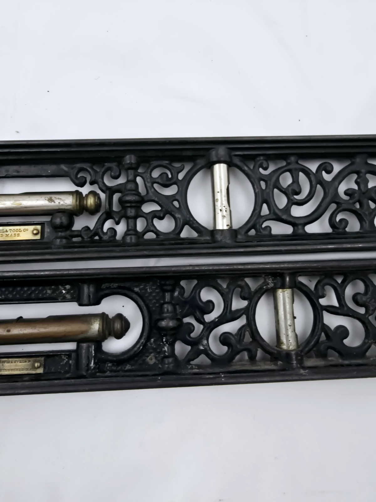 Davis Level & Tool Cast Iron Levels 24″ 18″ 1883 Pat. Matching Pair