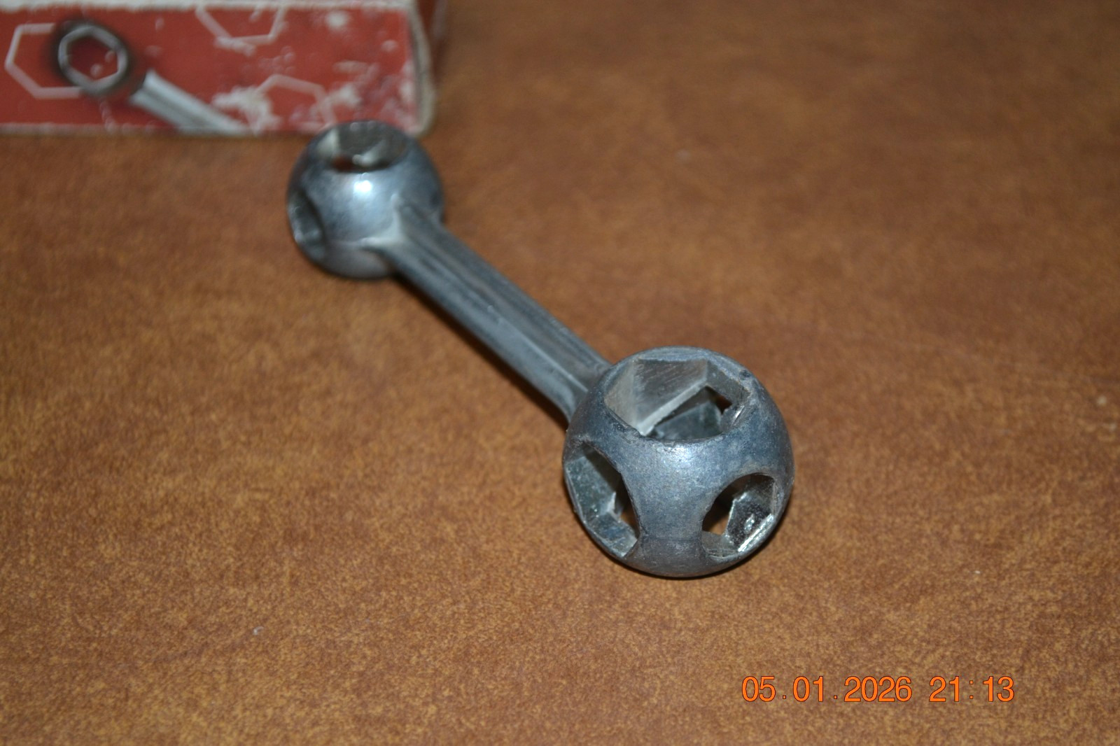 Vintage 1988 REGAL Dog Bone Box Wrench 10 Size Multi Tool #8650