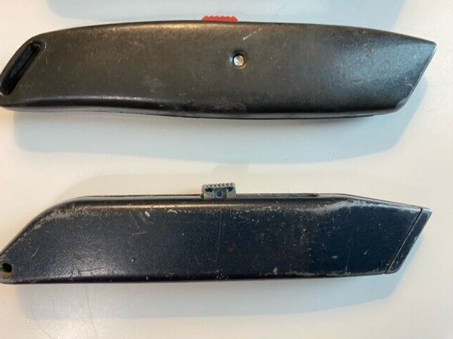Lot of 4 Vintage Utiliy Knives Stanley Allway Master Mechanic & Unbranded