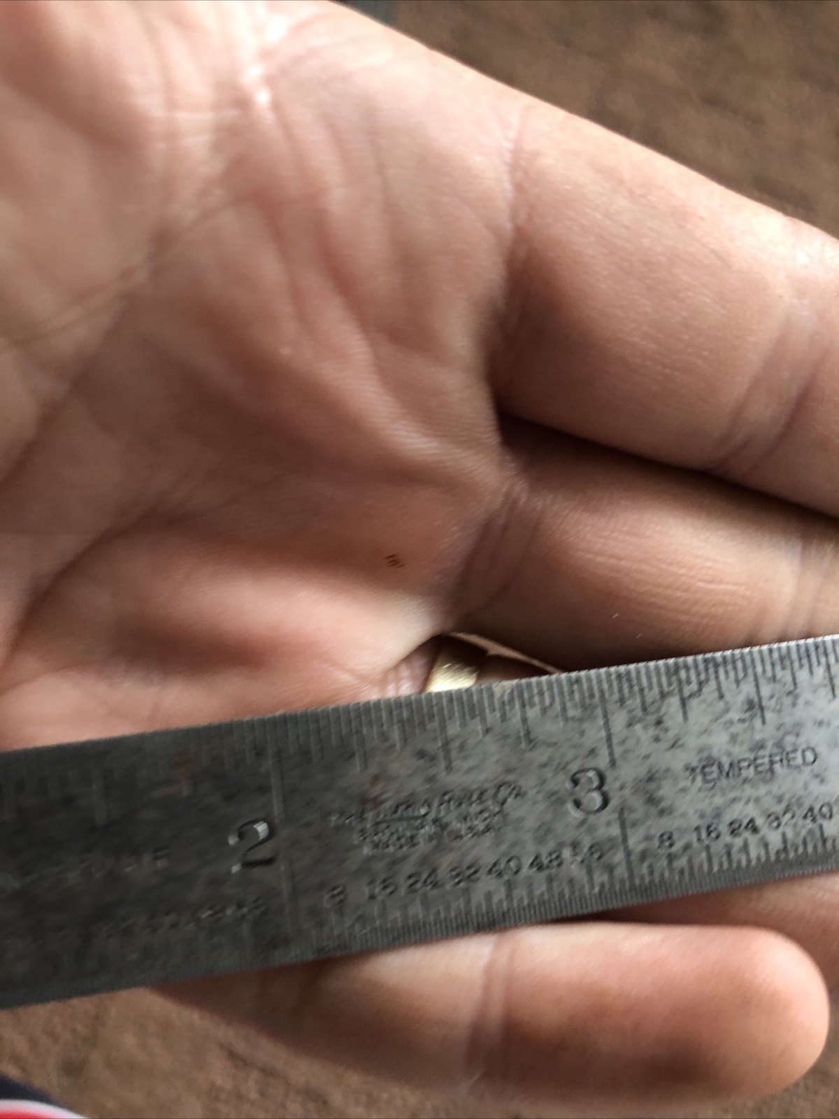 Vintage Lufkin Rule Co. No. 2204R 6” Ruler Tempered Machinist Tool