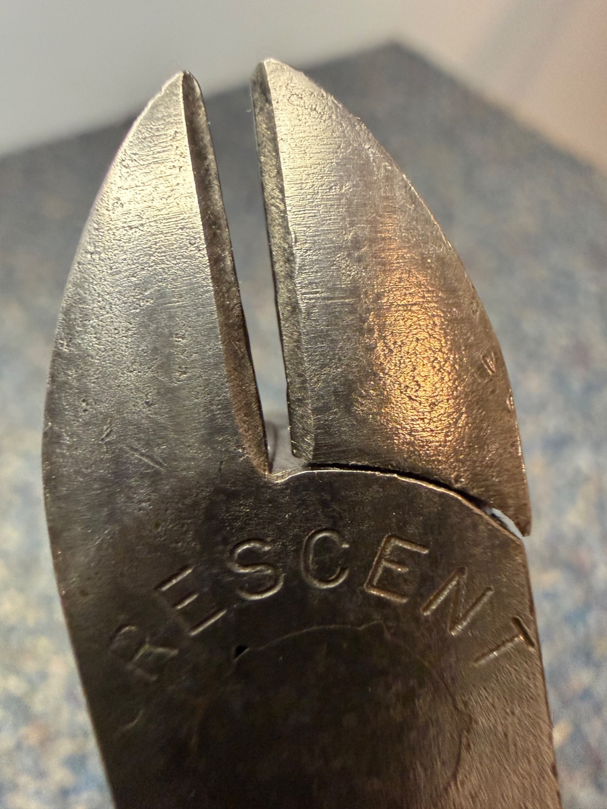 Vtg Crescent Crestoloy long-handle diagonal cutter, vg condition