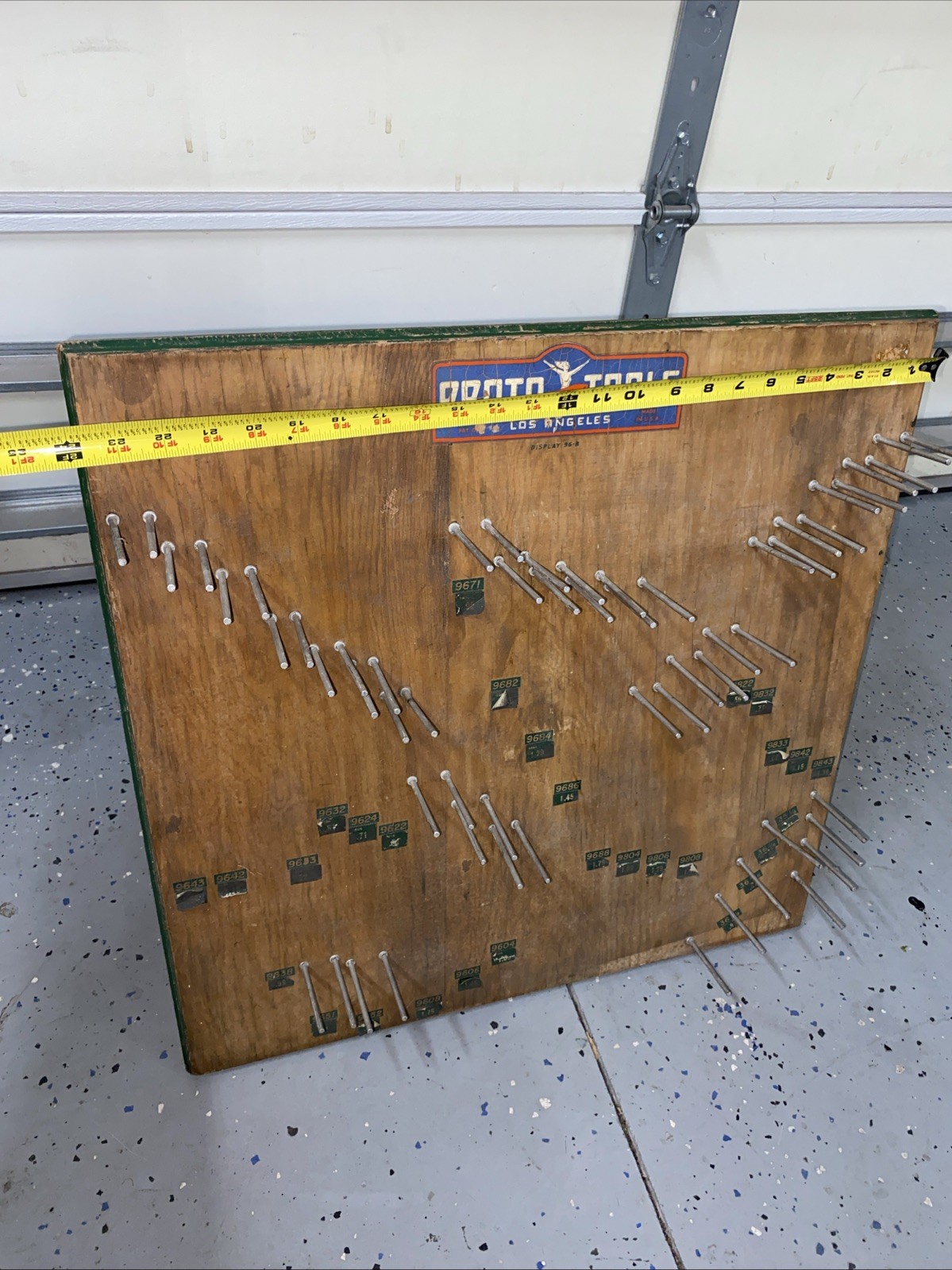 Plomb Proto Tools Hardware Store Screwdriver Display Board #96-B
