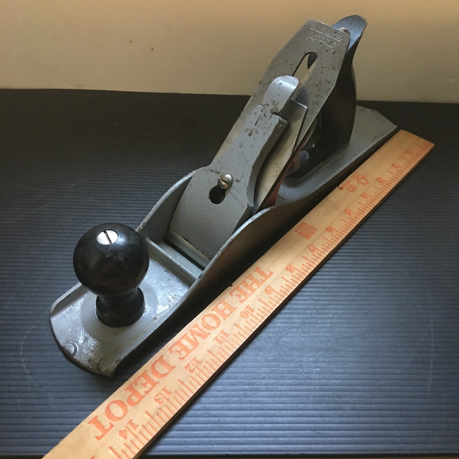 Vintage Millers Falls B14 Solid Tool Steel Wood Plane Made in USA 14″L x2.5″W
