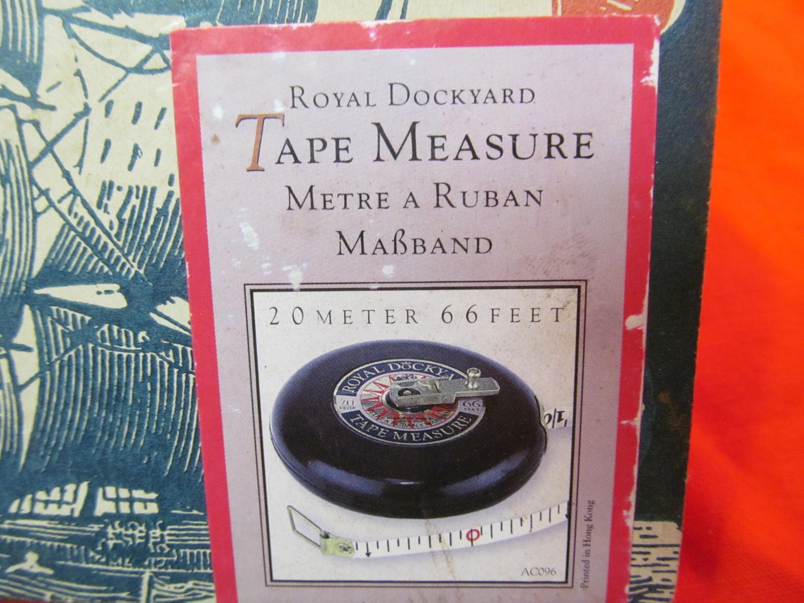 ROYAL DOCKYARD TAPE MEASURE IN BOX 20 METERS 66 FEET