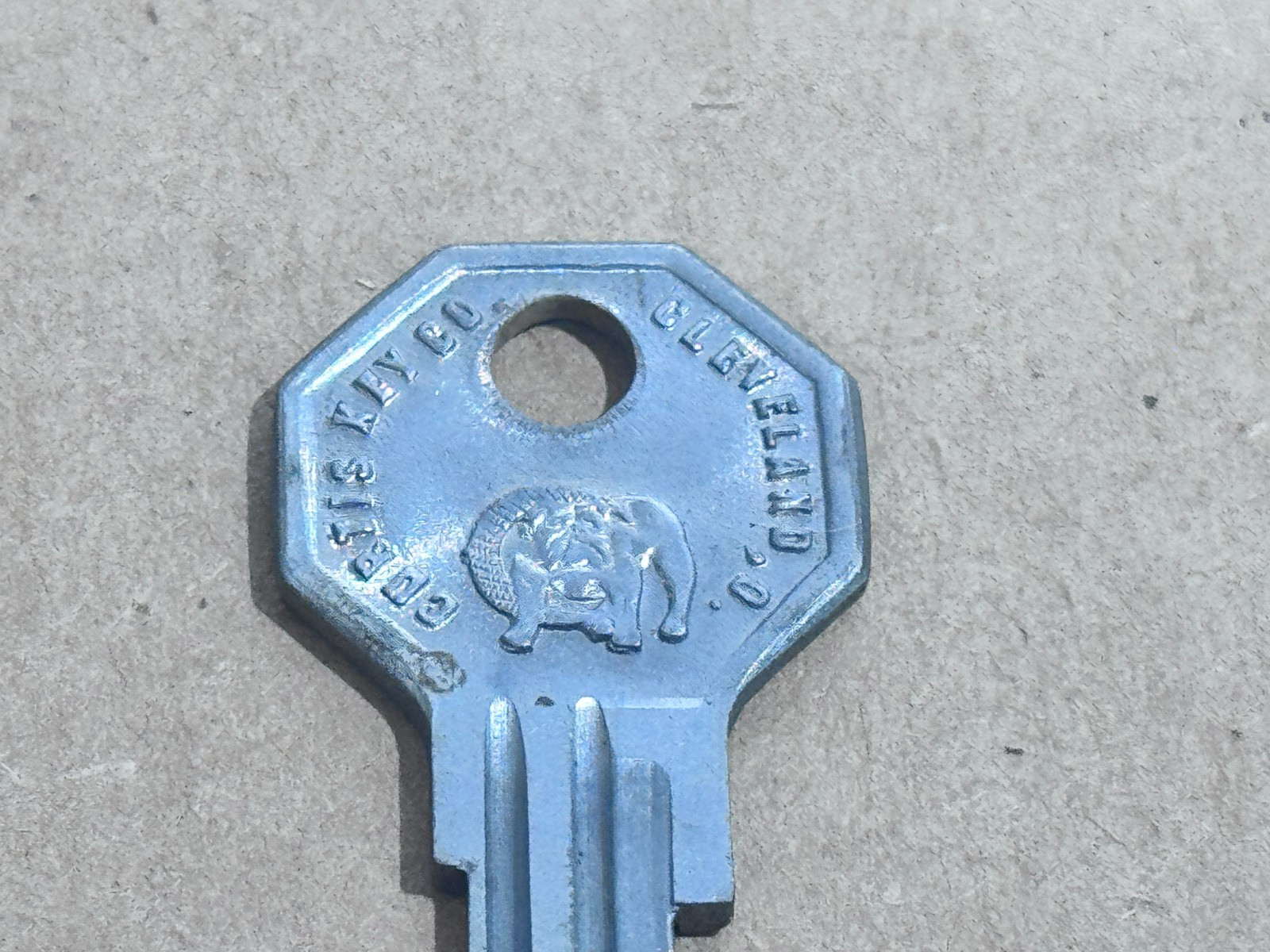 Vintage Curtis Blank Key Y-25 Uncut