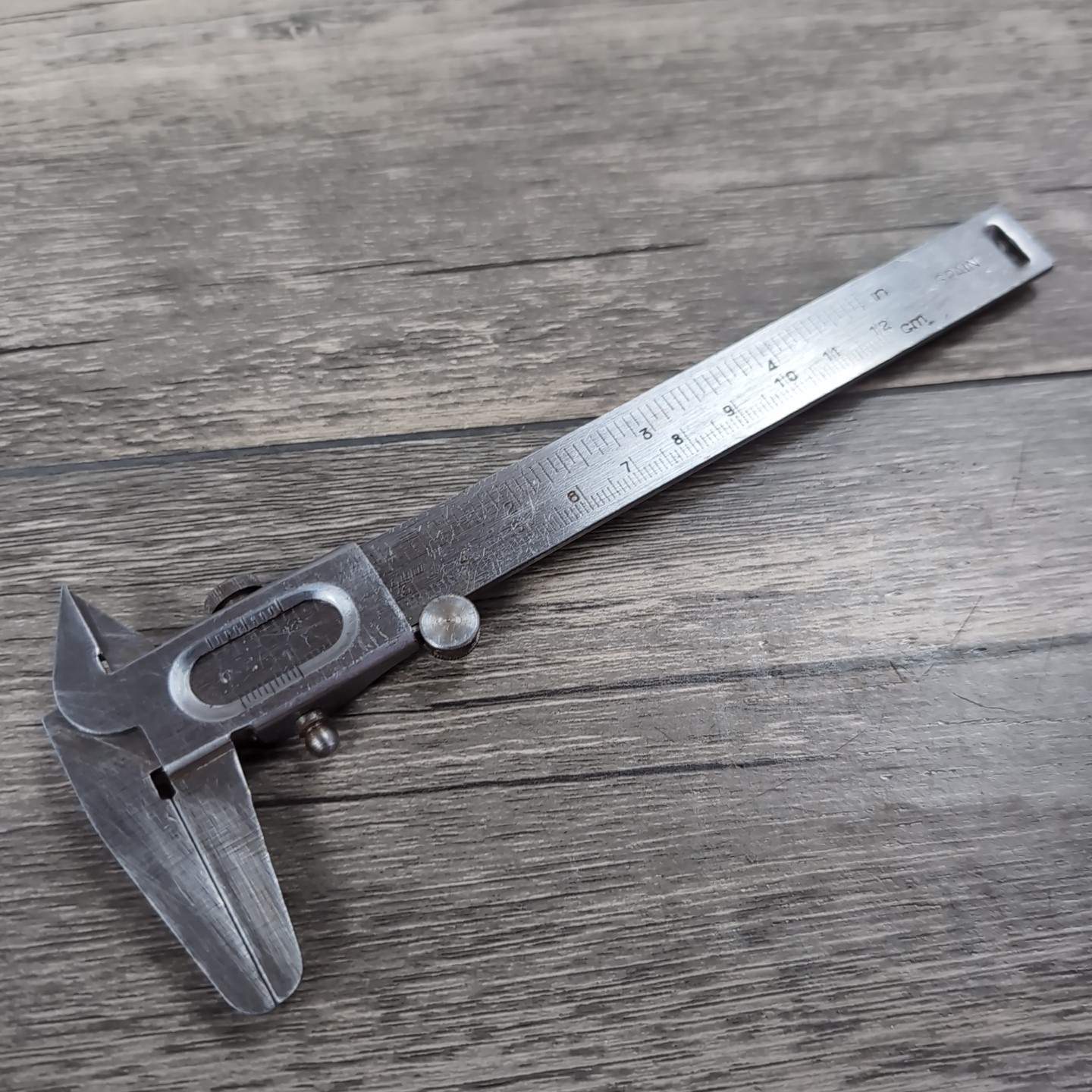 Vintage Globemaster 5955 Vernier Caliper Made in Spain Machinist Tool 7″ RARE