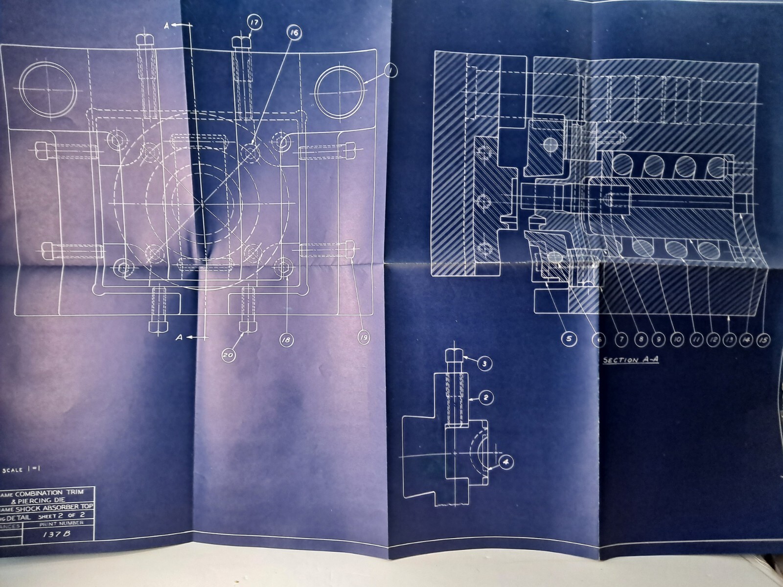 Vintage Machine Trades Blueprint Reading American Technical Society