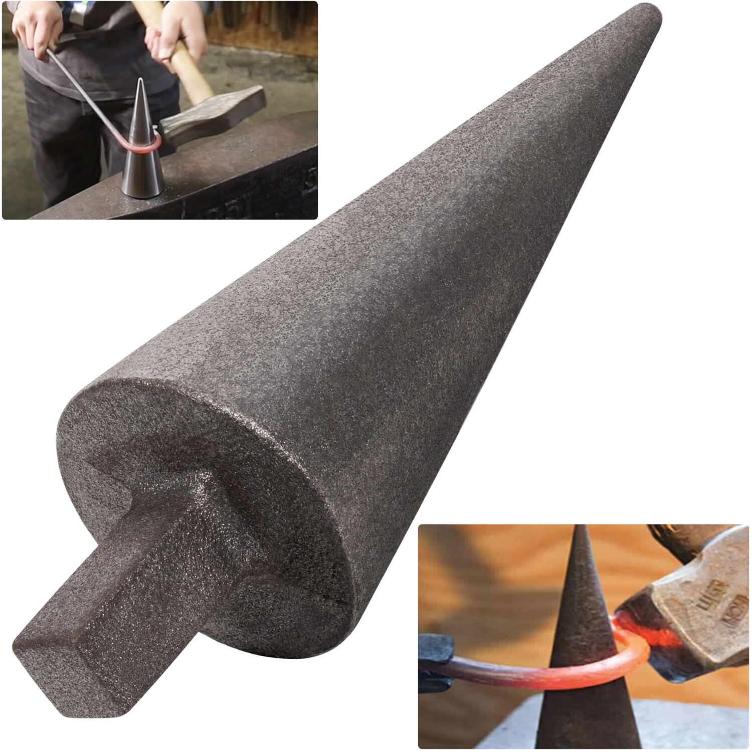 Blacksmith Anvil Mandrel Metal Forming Cone 1″ Hardy Tool