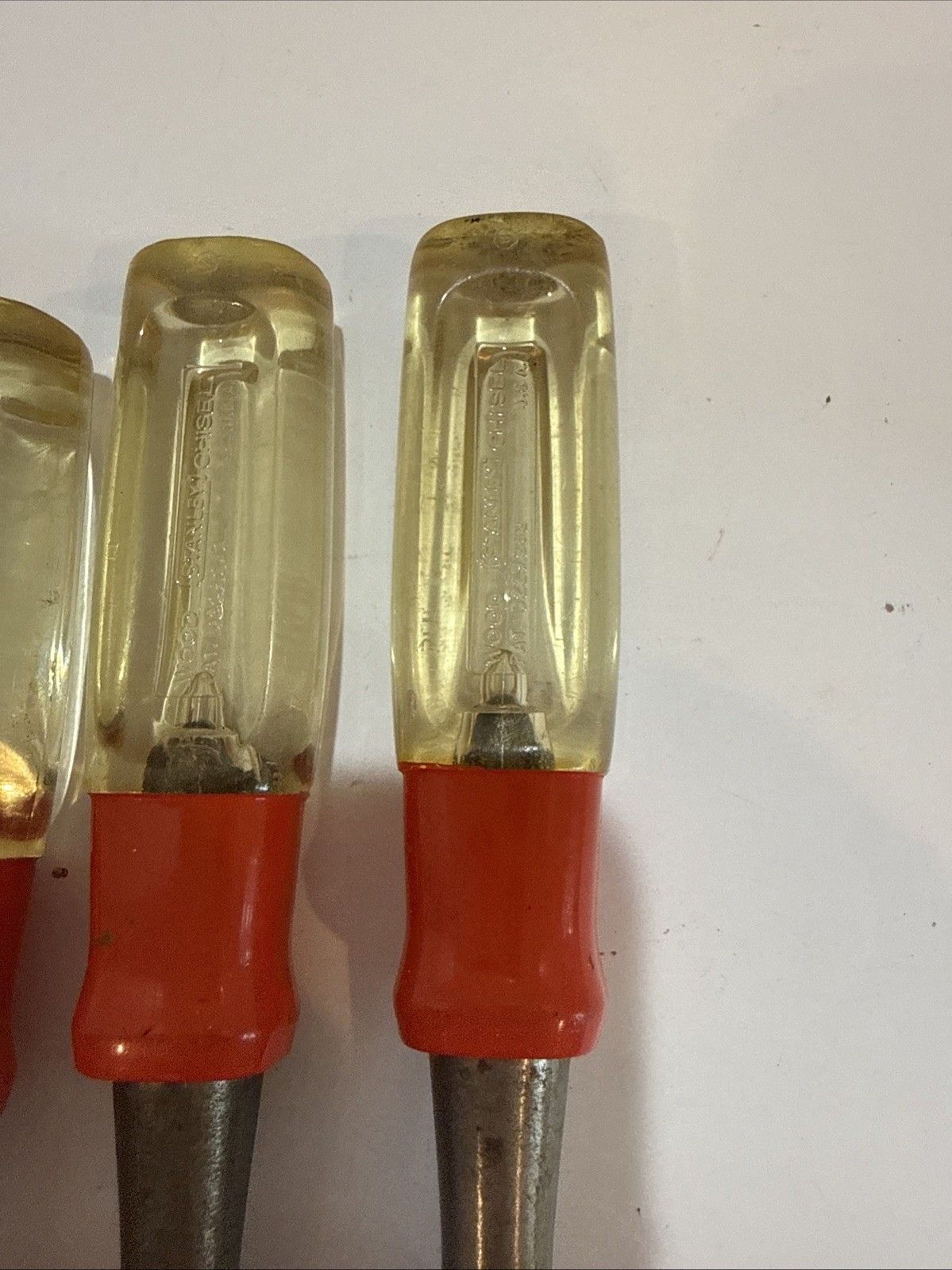 Stanley Handyman 4 Piece Wood Chisel Set With Plastic Holder.