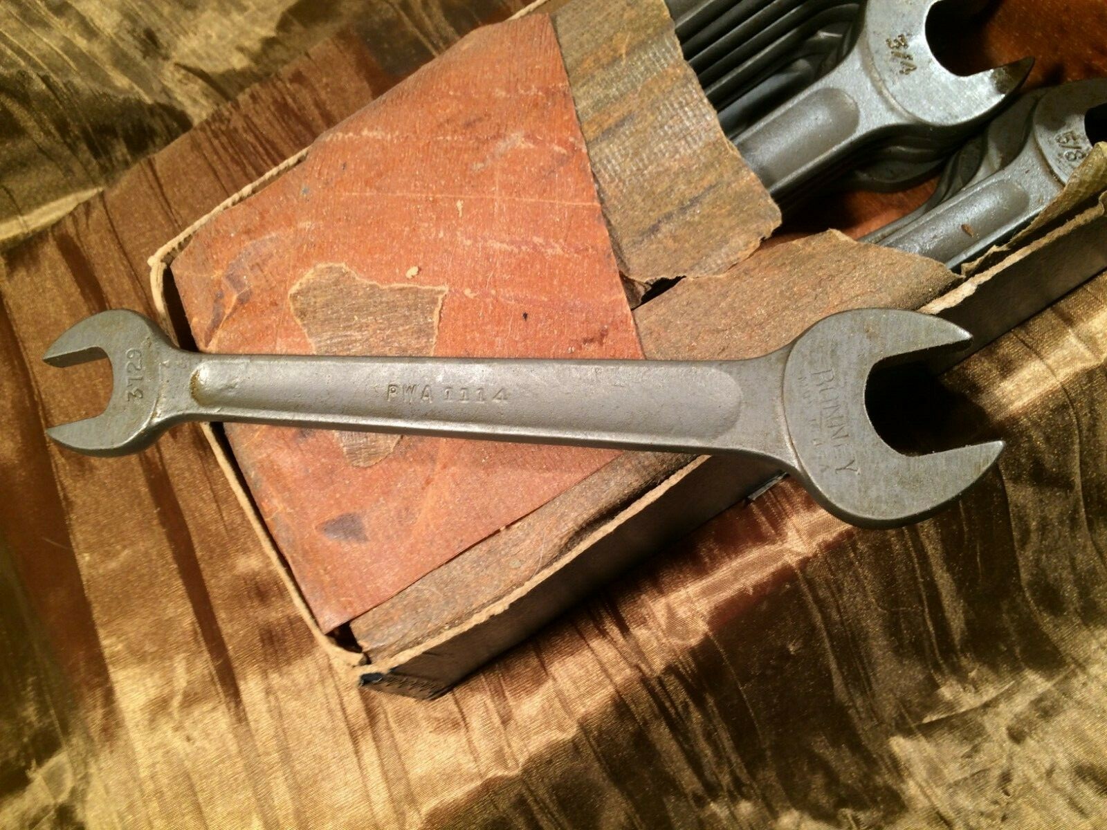 VINTAGE NOS BONNIE PWA 1114 3729 WRENCH PRATT WHITNEY AIRCRAFT 3/4″ 5/8″