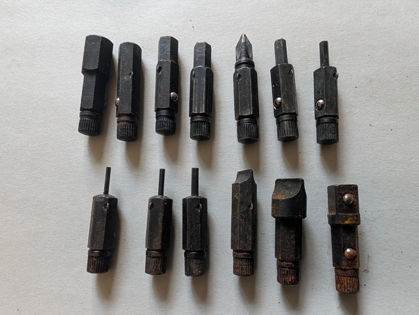 Vintage Chapman CM-13 Ratchet with Various Bits – Made in USA