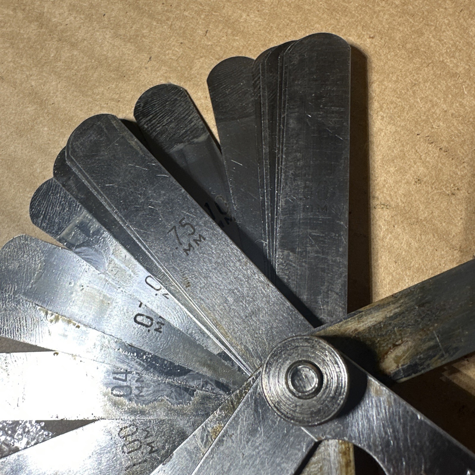 Vintage K-D Tool No. 2274 Metric Feeler Gauge Set