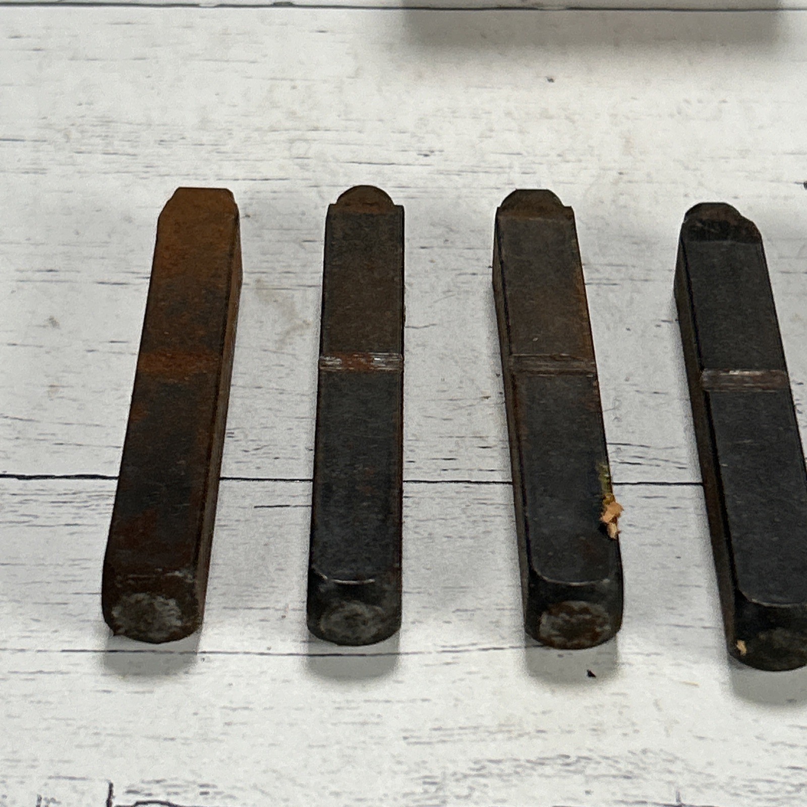Vintage Young Bros Gruv Grip Steel Number Stamps Machinists Number Punches