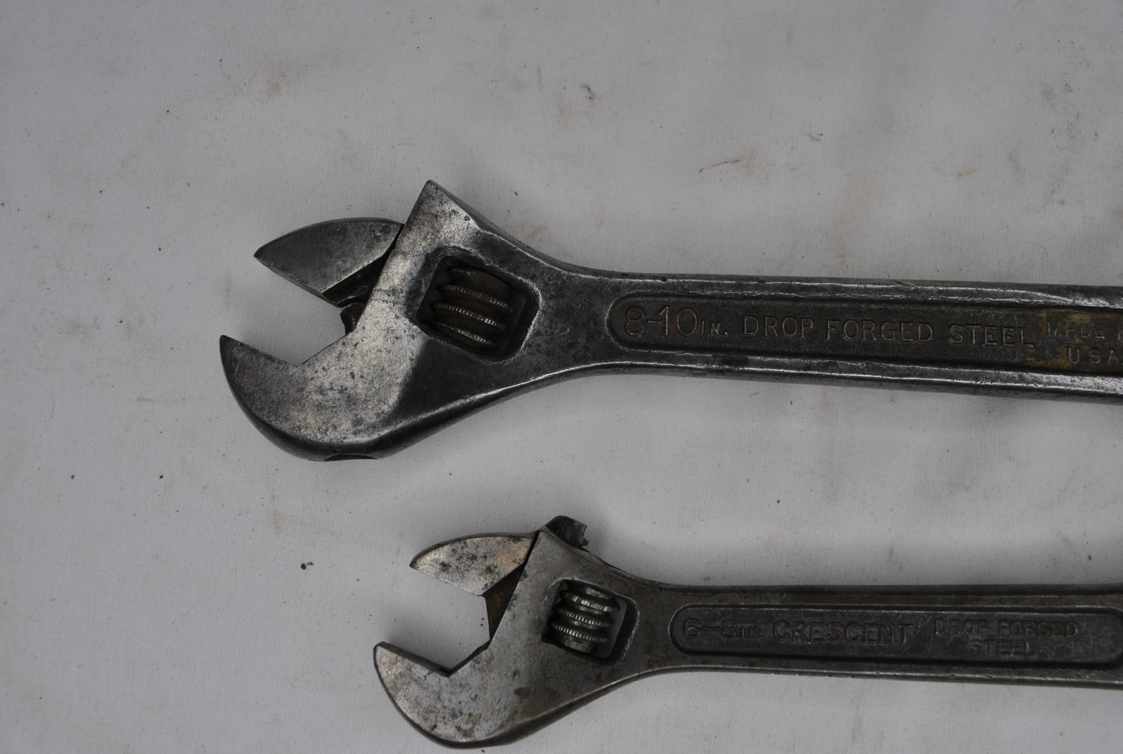 Crescent Tool Co. Jamestown NY USA 6-8 & 8-10 Double End Sided Adjustable Wrench