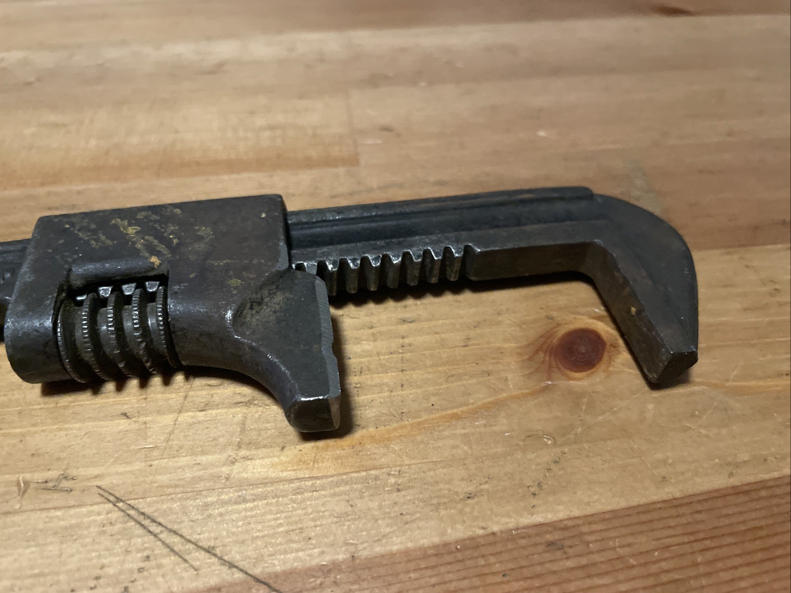 Moore Drop Forged 9” Adjustable Monkey Wrench Springfield Mass Vintage USA