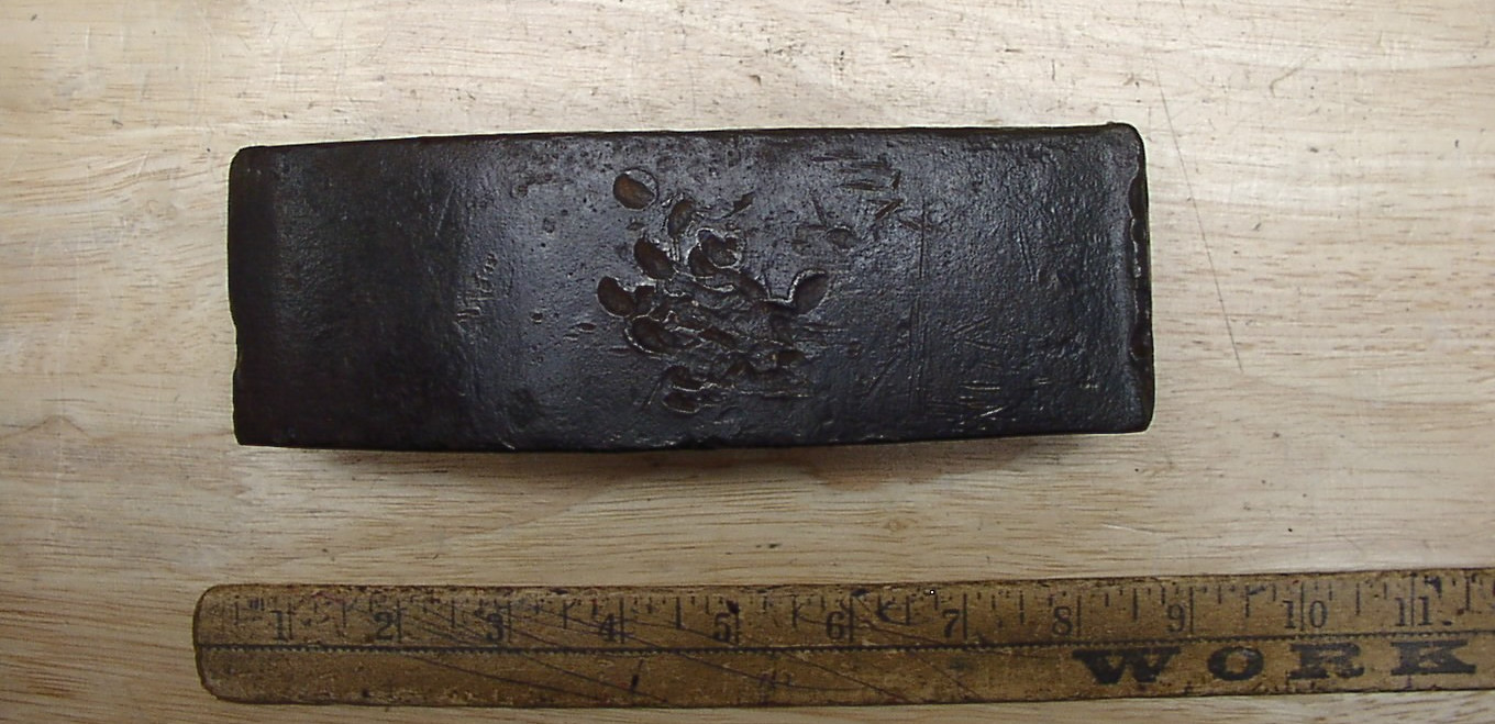 Vntg Warwood 462,8lb. Straight Peen Sledge Hammer Head,7-3/8″,Heavy Use & Wear!