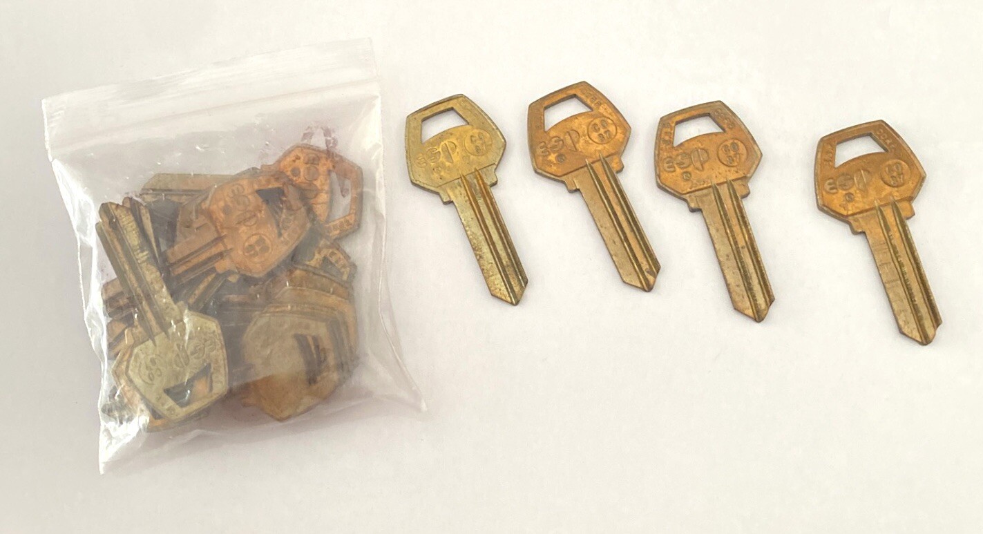 Key Blanks # CO87 Key blank E.S.P Brand ( Price For 16 blanks Uncut New Keys