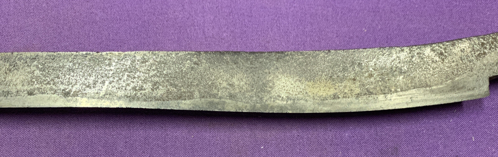 Antique Curved Blade Draw Knife Unbranded 11 1/2 Inch Edge 17 Inch Overall U