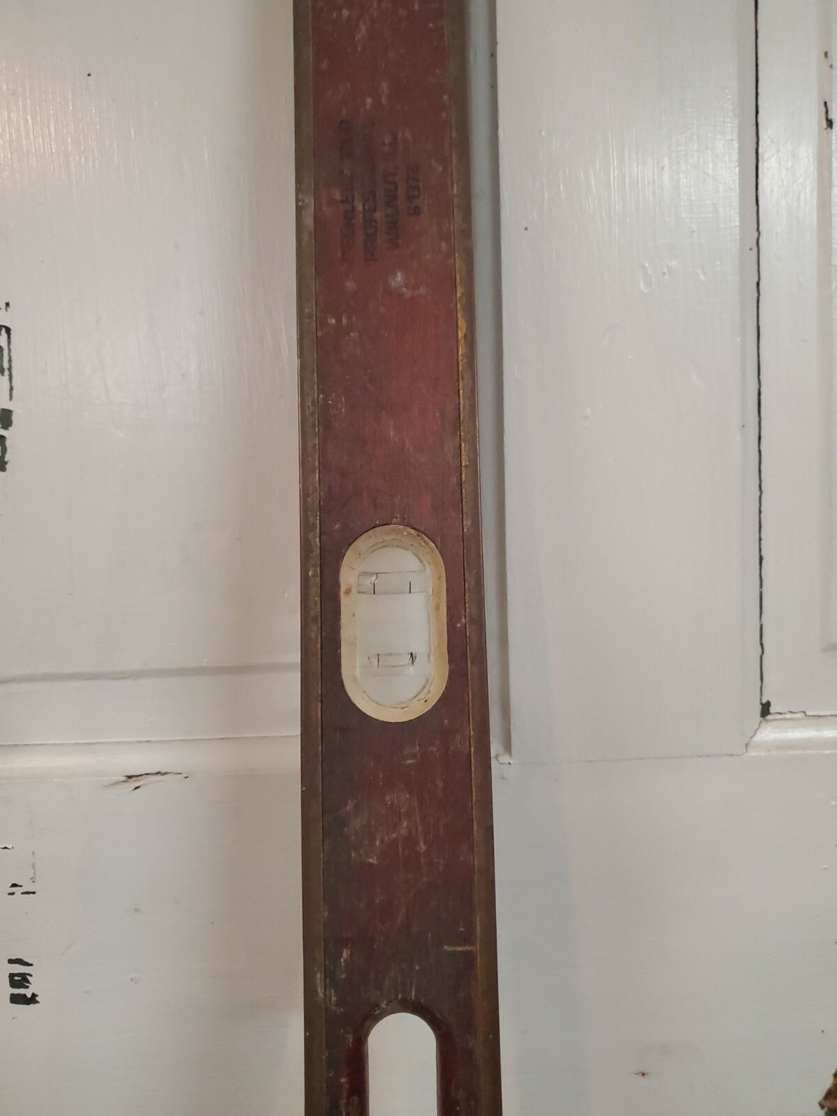 Vintage Peerless 48” Wood and Brass Level Peerless 1900 Professional Walnut,Ill.