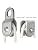 10Pack Small Snatch Cable Pulley Block for 6mm / 0.23 Inch Wire Rope, Single Pul