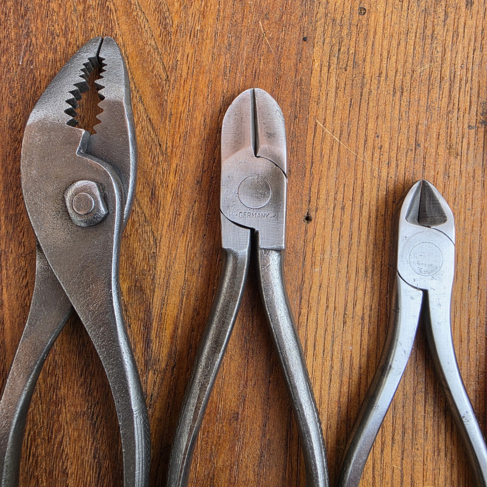 Vintage Pliers Lot Plumb Fuller Kraeuter Dunlap Crestoloy Great Condition