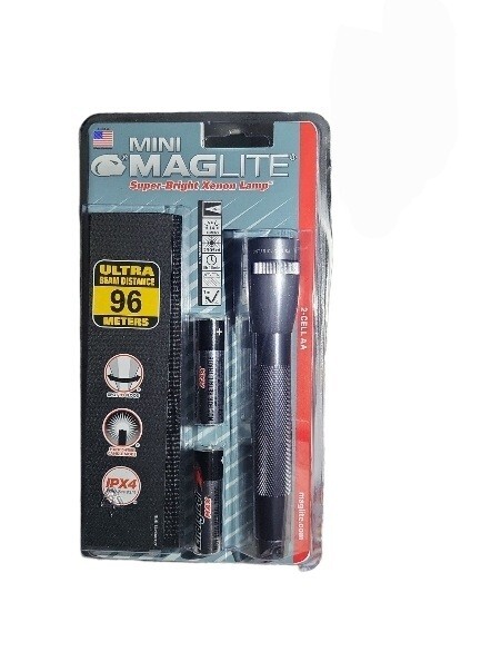 Maglite Mini PRO LED 2-Cell AA Flashlight Universal Gray