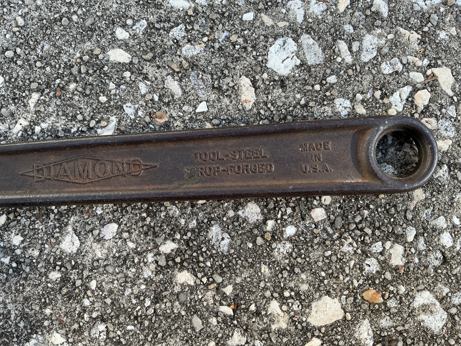 Vintage 12″ Black Diamond Calk Horseshoe Co. Adjustable Wrench Duluth, Minn.