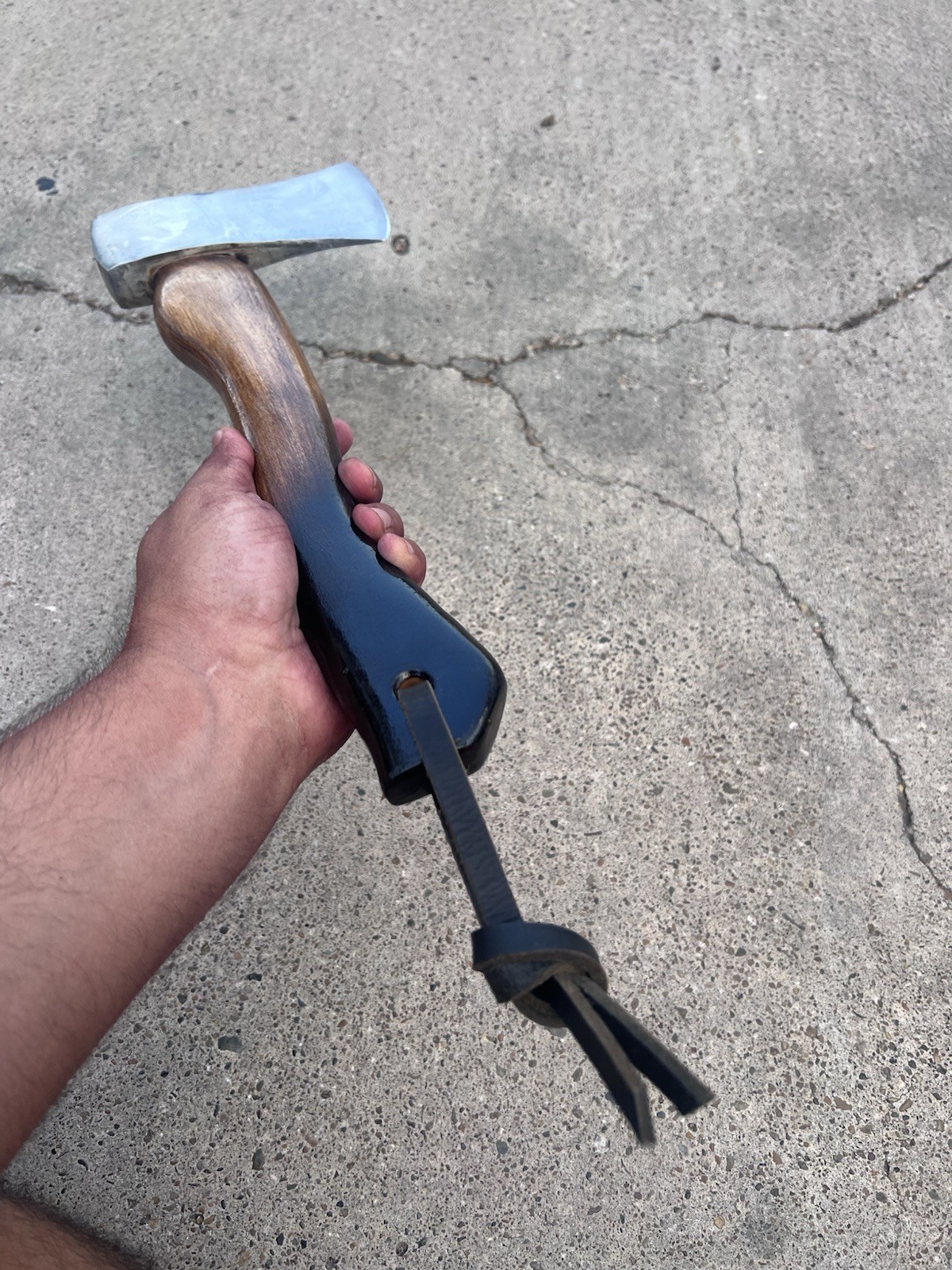 Bad-Axe SM 1.9lb Camp Axe – Custom Handmade 13.5in Maple Handle