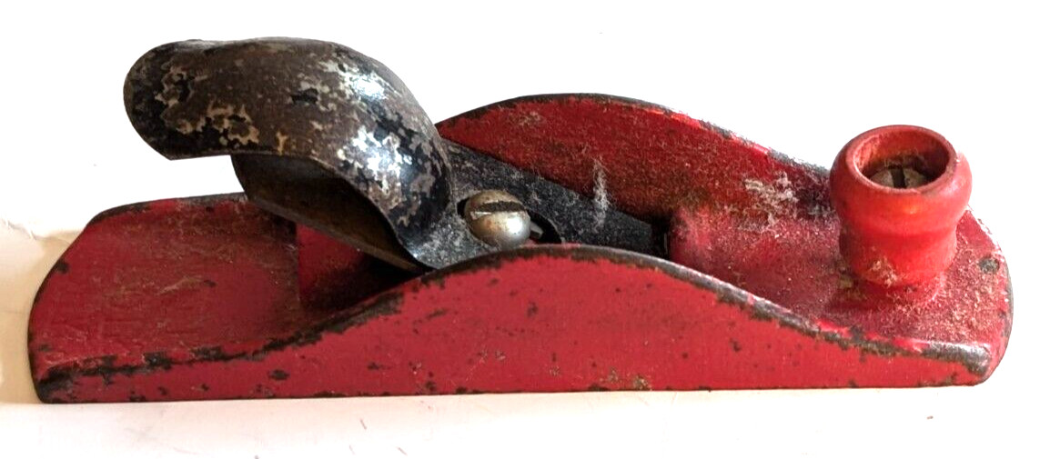 Old Small Red Wood Plane