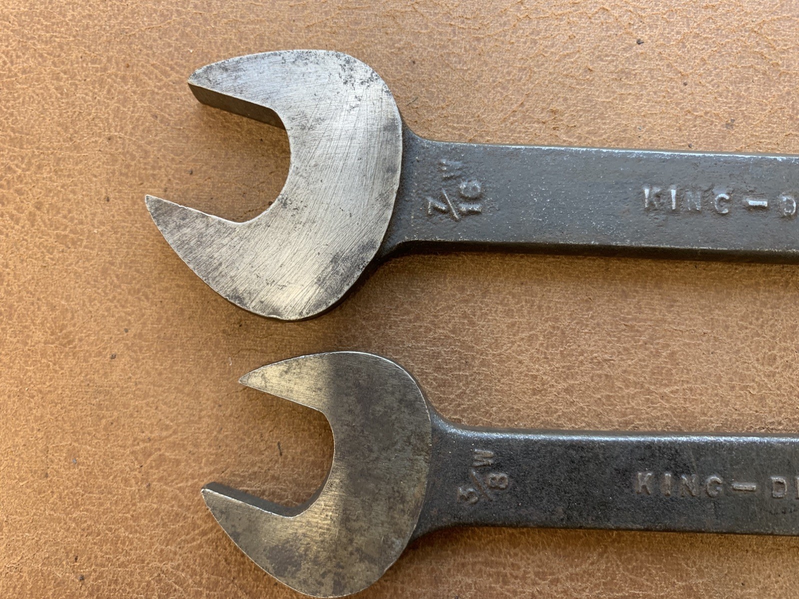 Vintage Classic Car Motorcycle Tool Kit King Dick Open Ended Whitworth Spanners