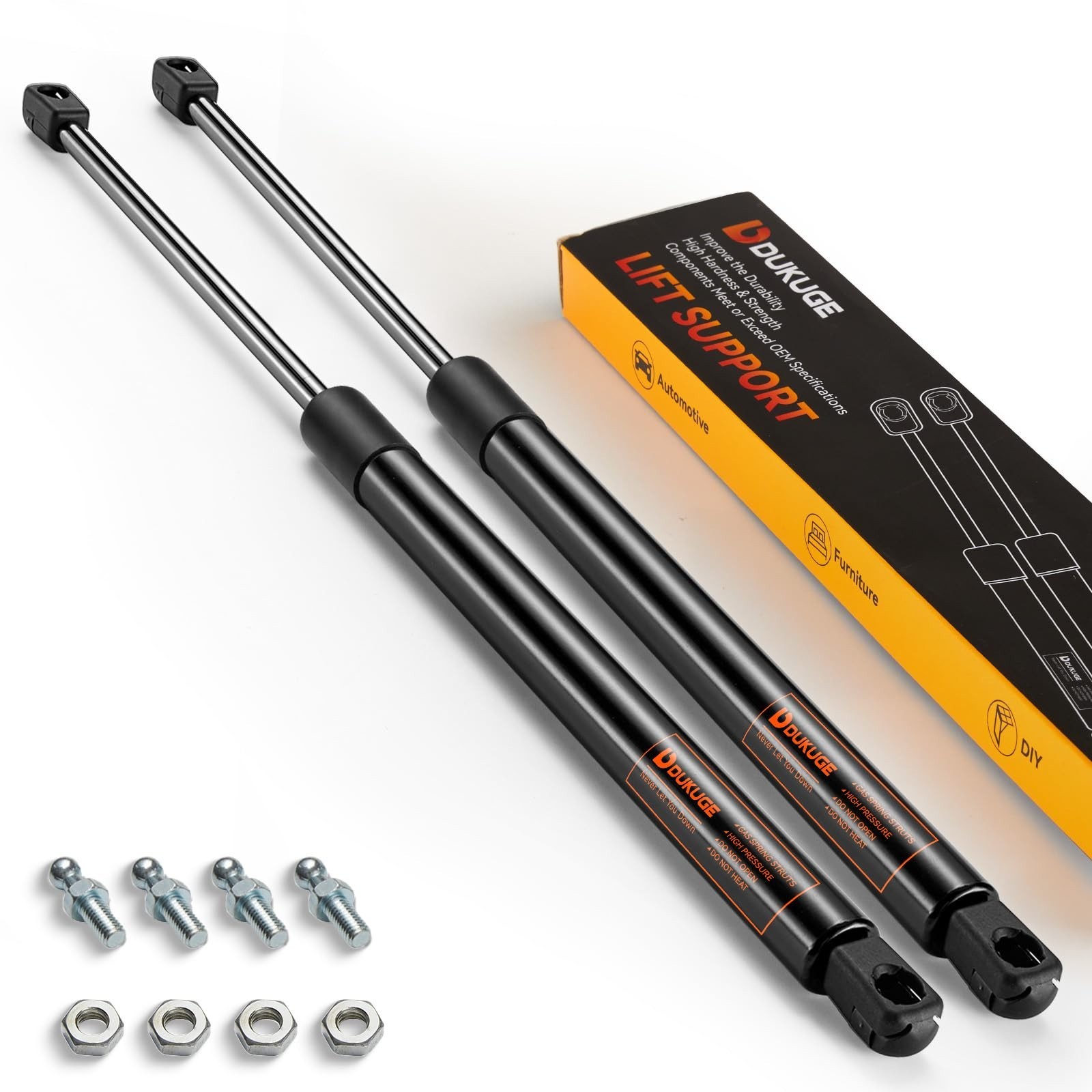 C16-08054 Gas Struts 20 inch 100lb, 6939S10 Gas Shocks Springs Lift Support f…