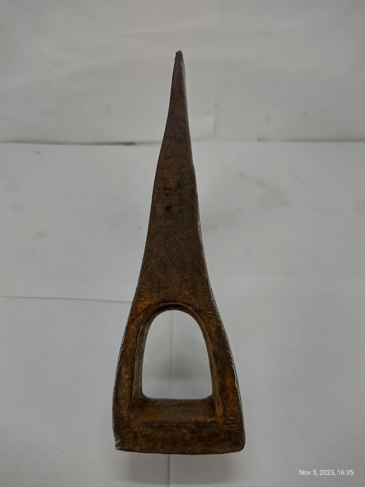 3.14 lbs vintage bearded steel axe head – hand forged – old viking style