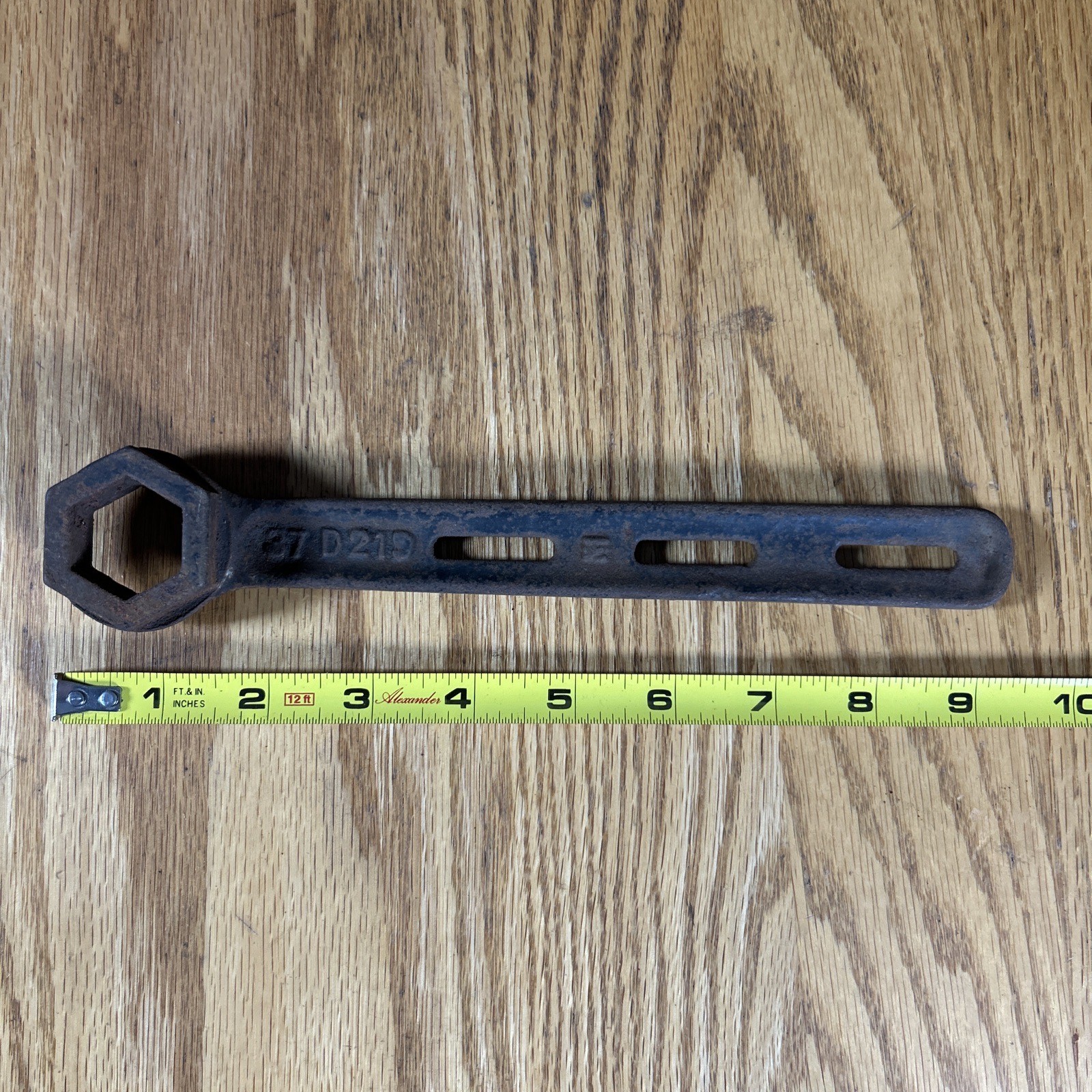 Antique Emmerson Brantingham Tractor Implement Wrench 37 D219 Rockford Illinois