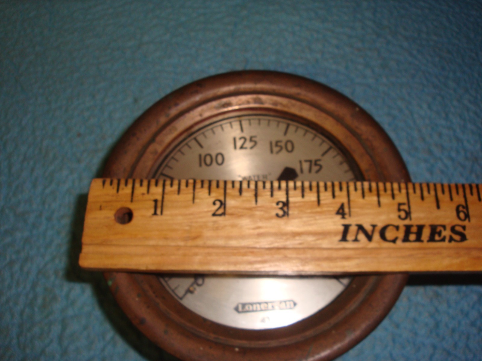Lonergan Brass Gauge – Peerless Water Pressure Gauge