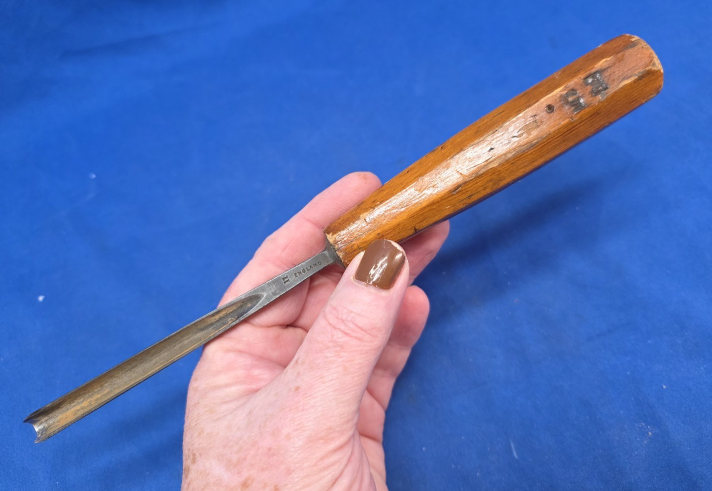 Vintage SJ Addis with Ward & Payne Deep No. 11 Sweep 5/16″ Carving Tool W & P