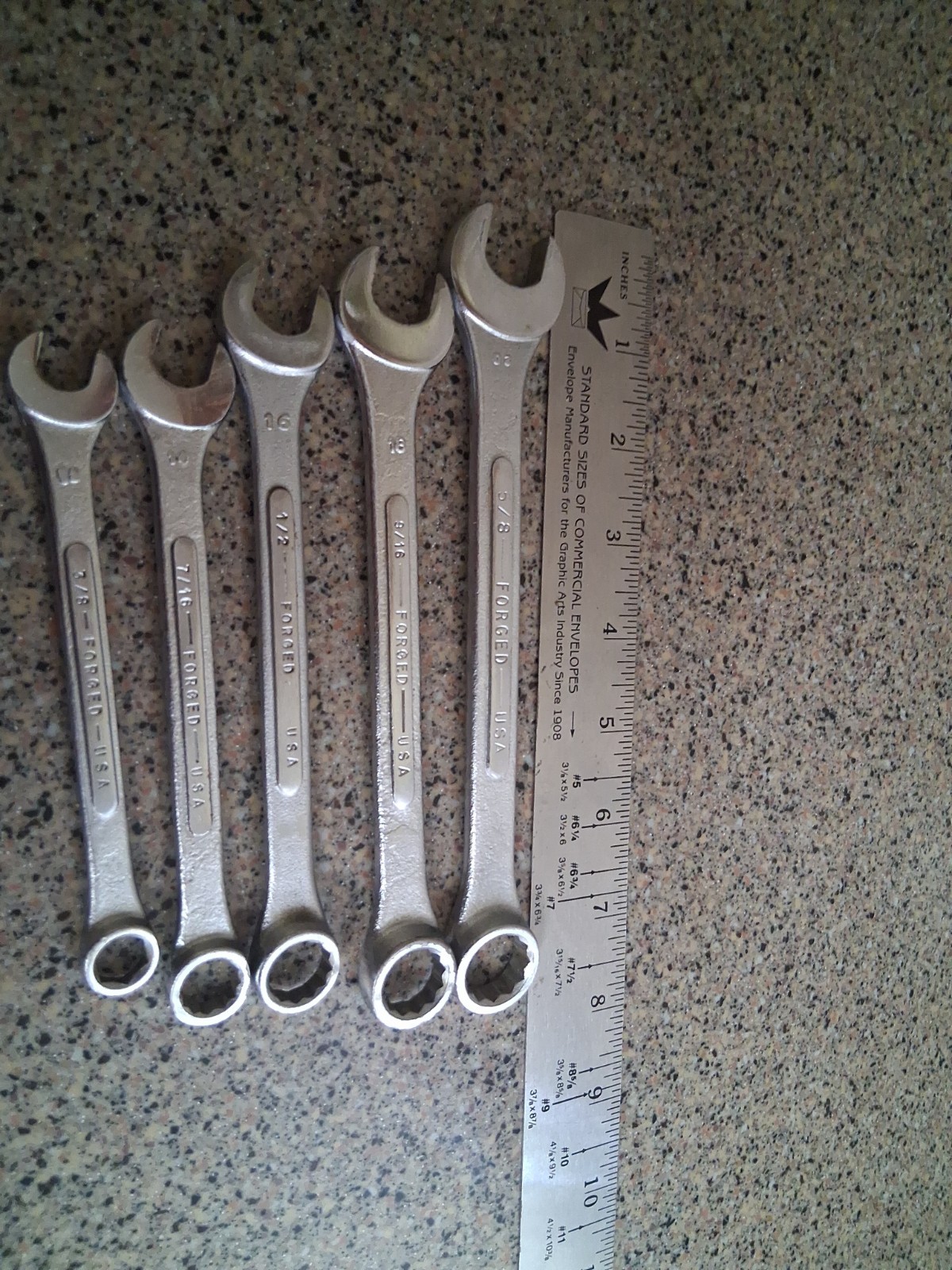 Blue Grass 5 Piece Wrench Set USA